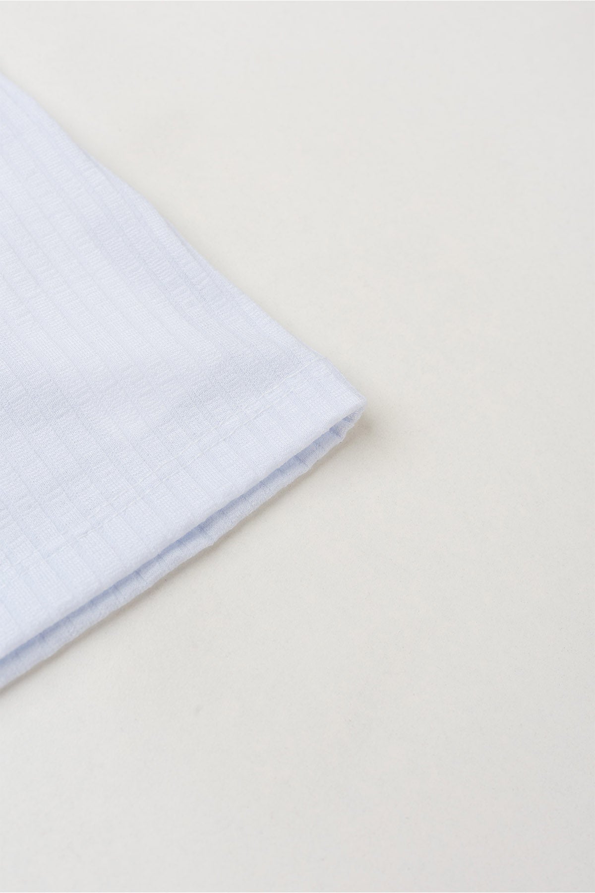 Blusa Básica Canelada Infantil para Menina Branco