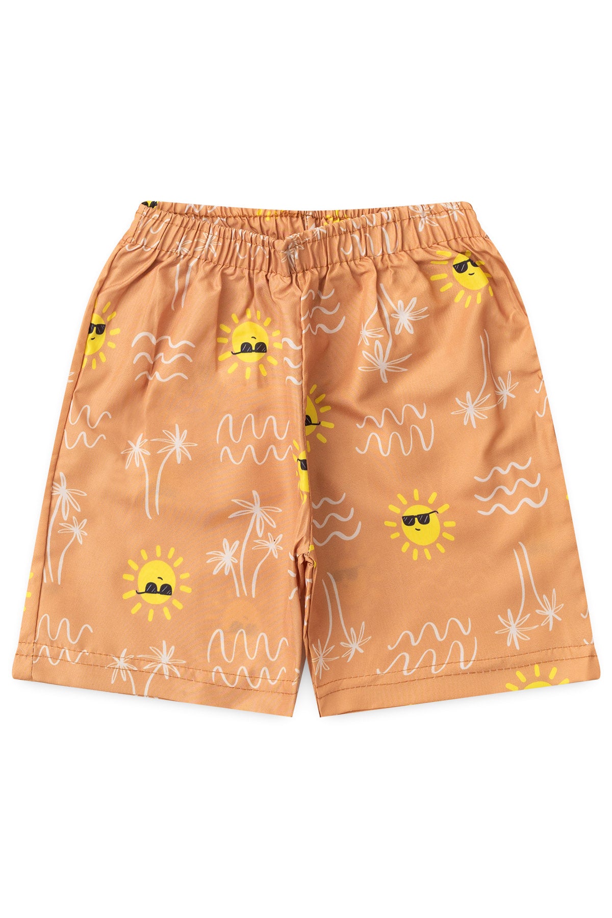 Conjunto de Verão para Menino Sol Radical Bege