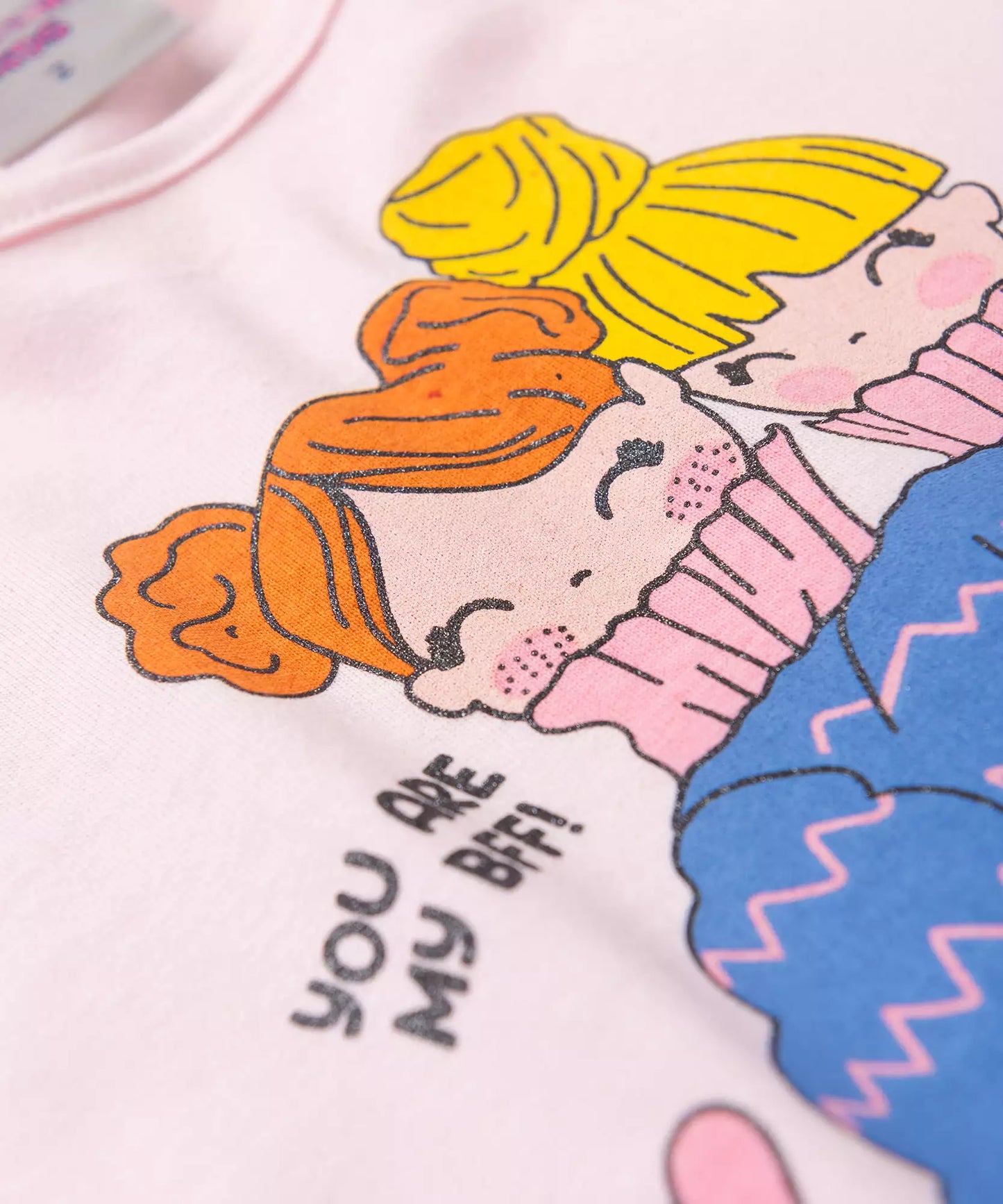 Blusa de Inverno para Menina Bonequinhas Rosa