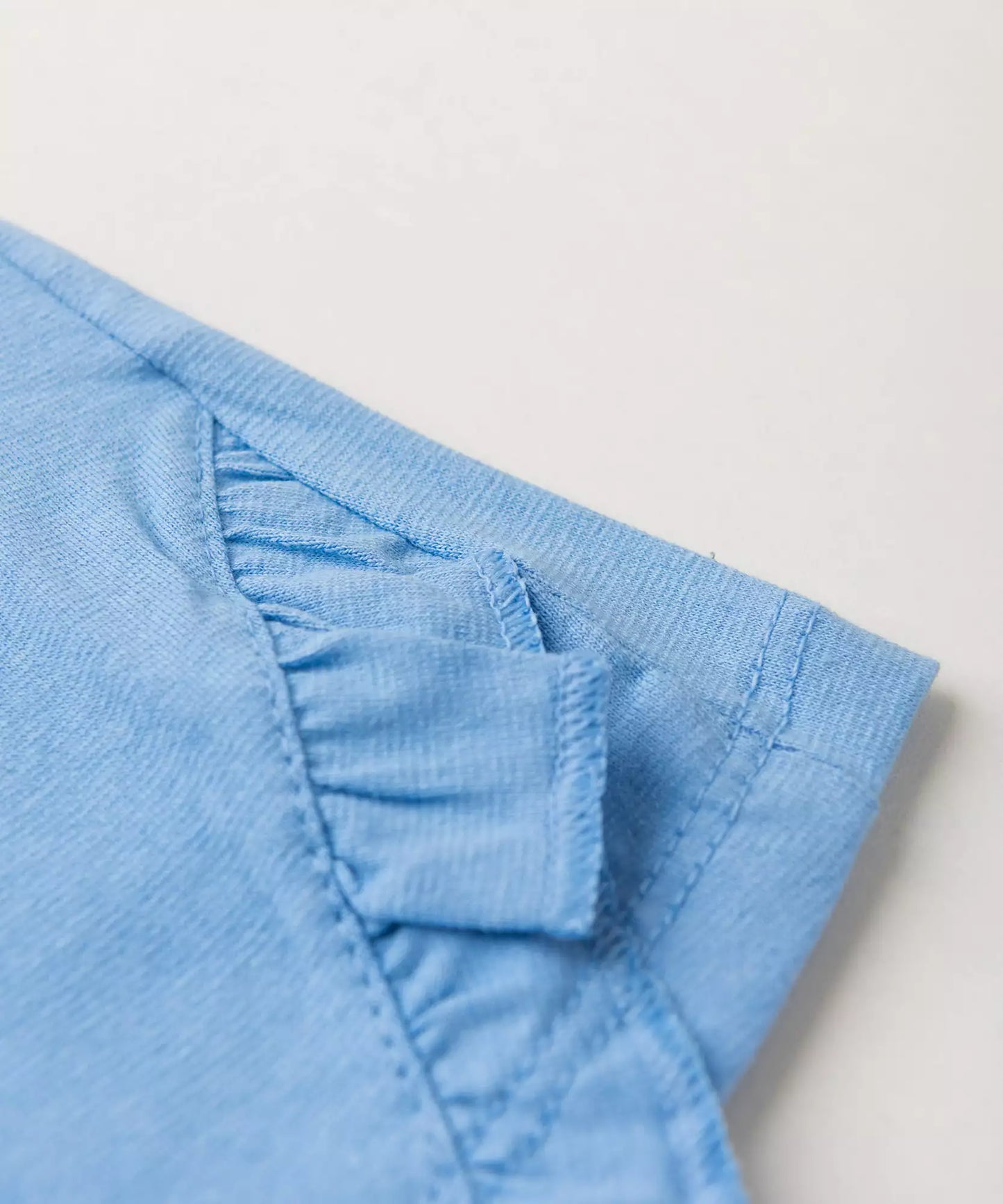 Blusa Manga Longa para Menina Ursinho Azul