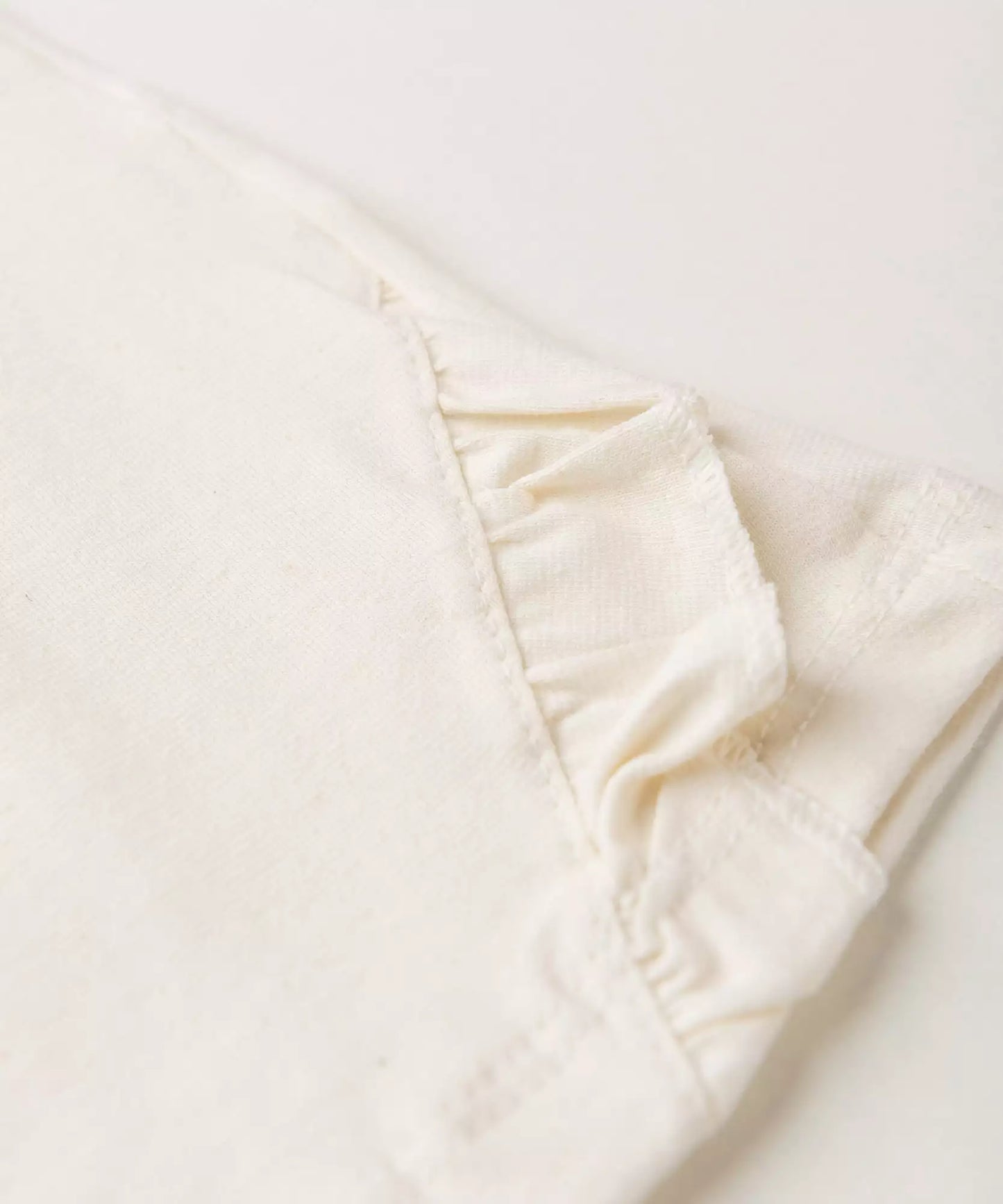 Blusa Manga Longa para Menina Ursinho Marfim