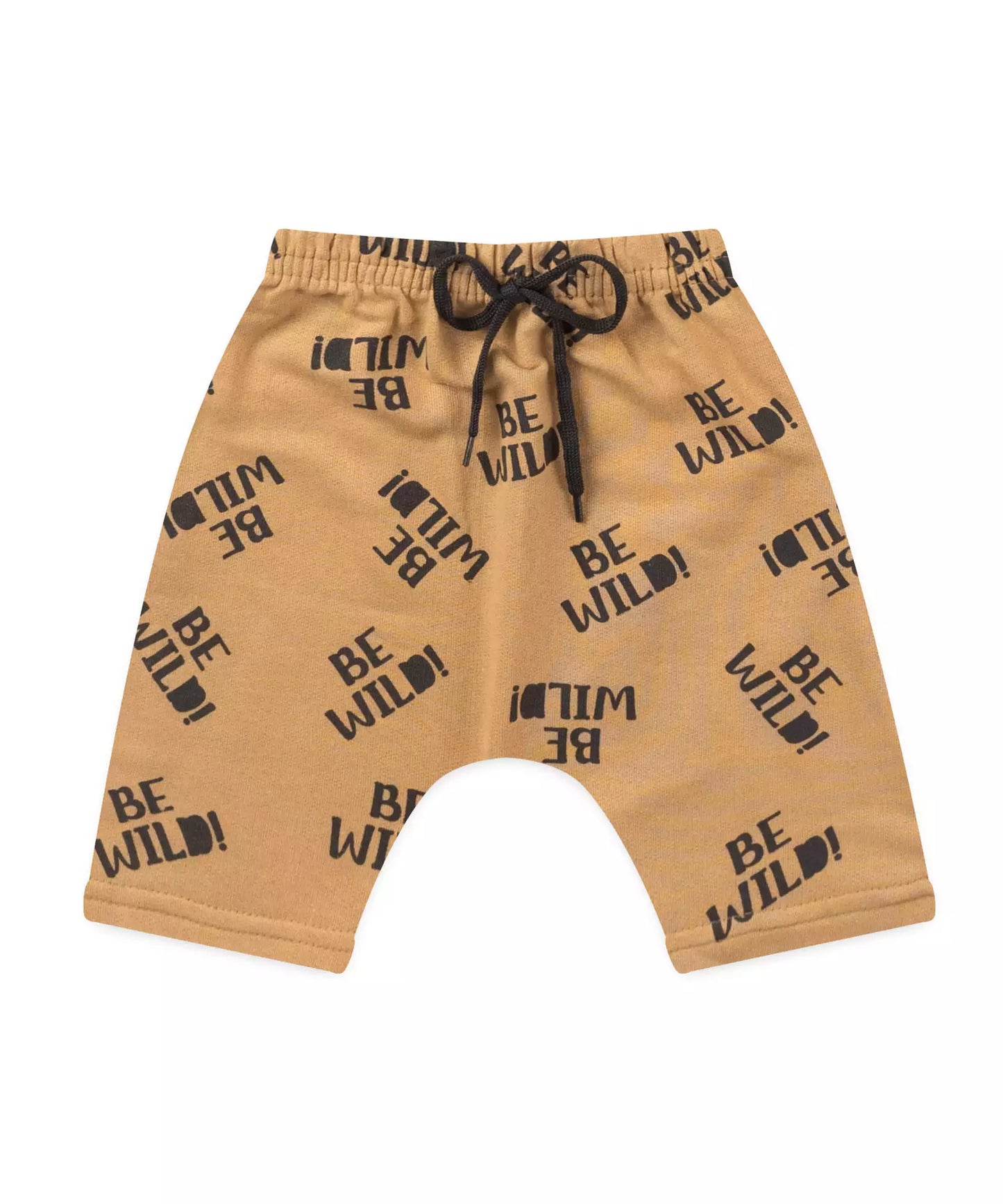 Conjunto Curto Infantil para Menino Tigre Chumbo
