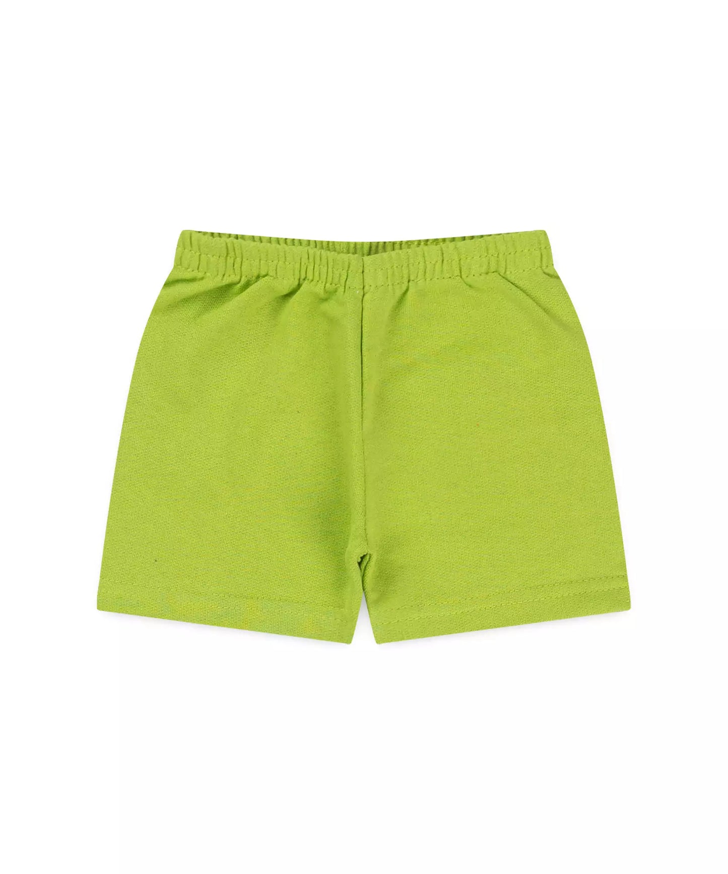 Conjunto Curto para Bebê Menino no Dinossauro Verde
