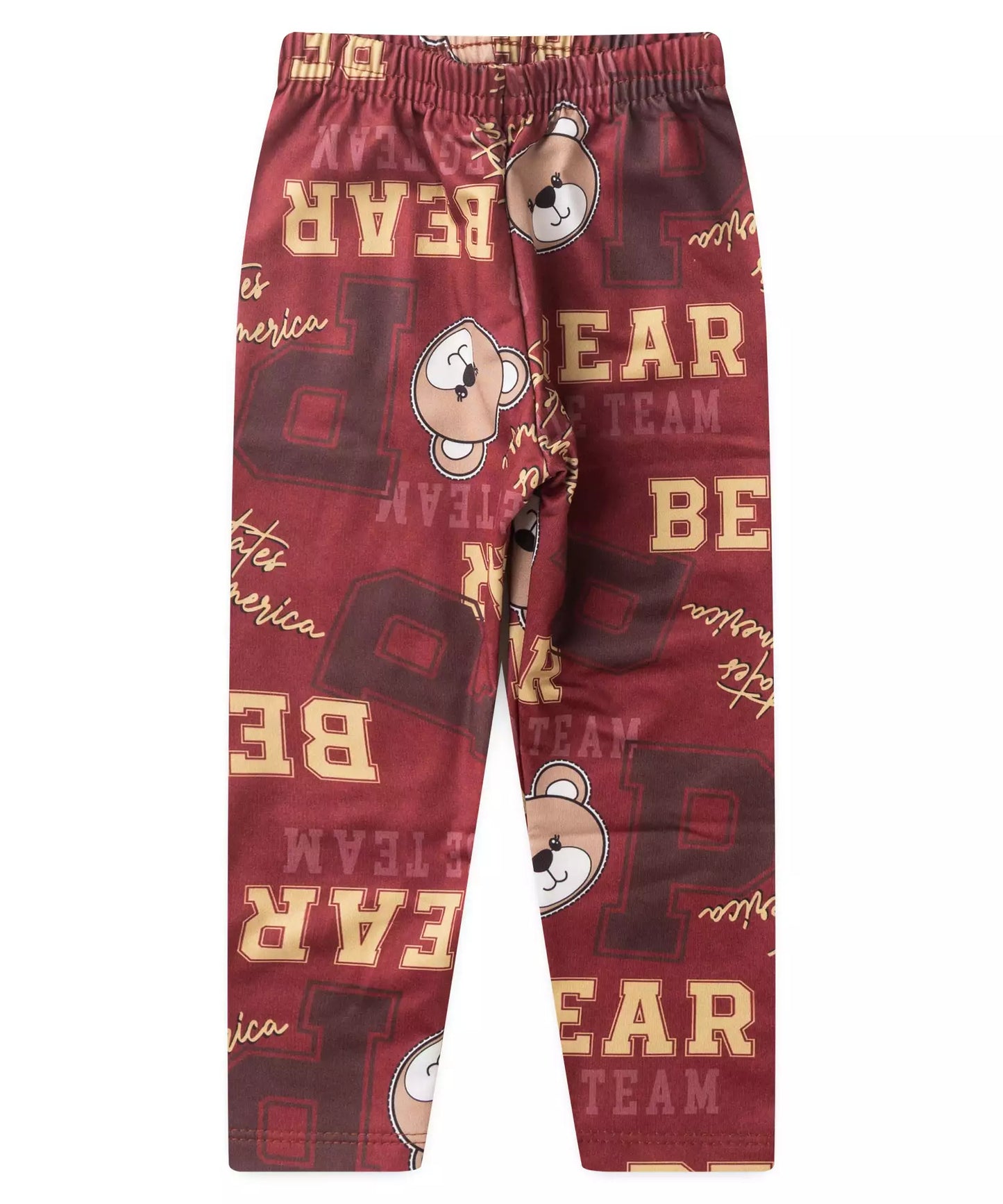 Conjunto de Frio para Menina Bear Bege