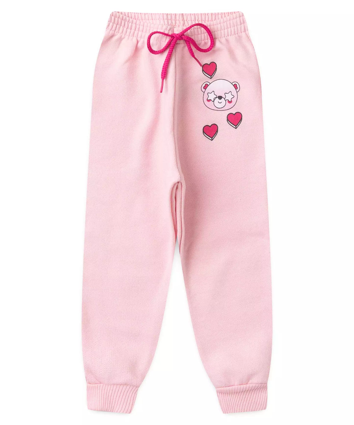 Conjunto de Frio para Menina Urso Rosa