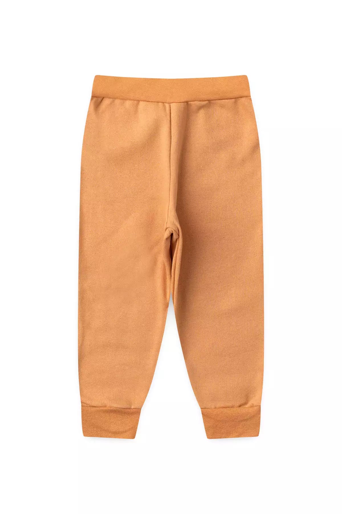 Conjunto de Inverno Infantil Menina Coração Encantado Laranja