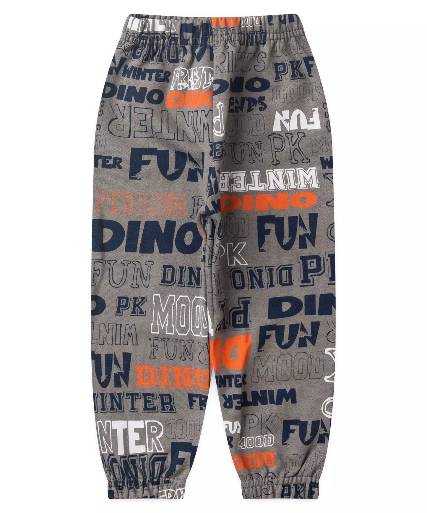 Conjunto de Inverno para Menino Dino Laranja