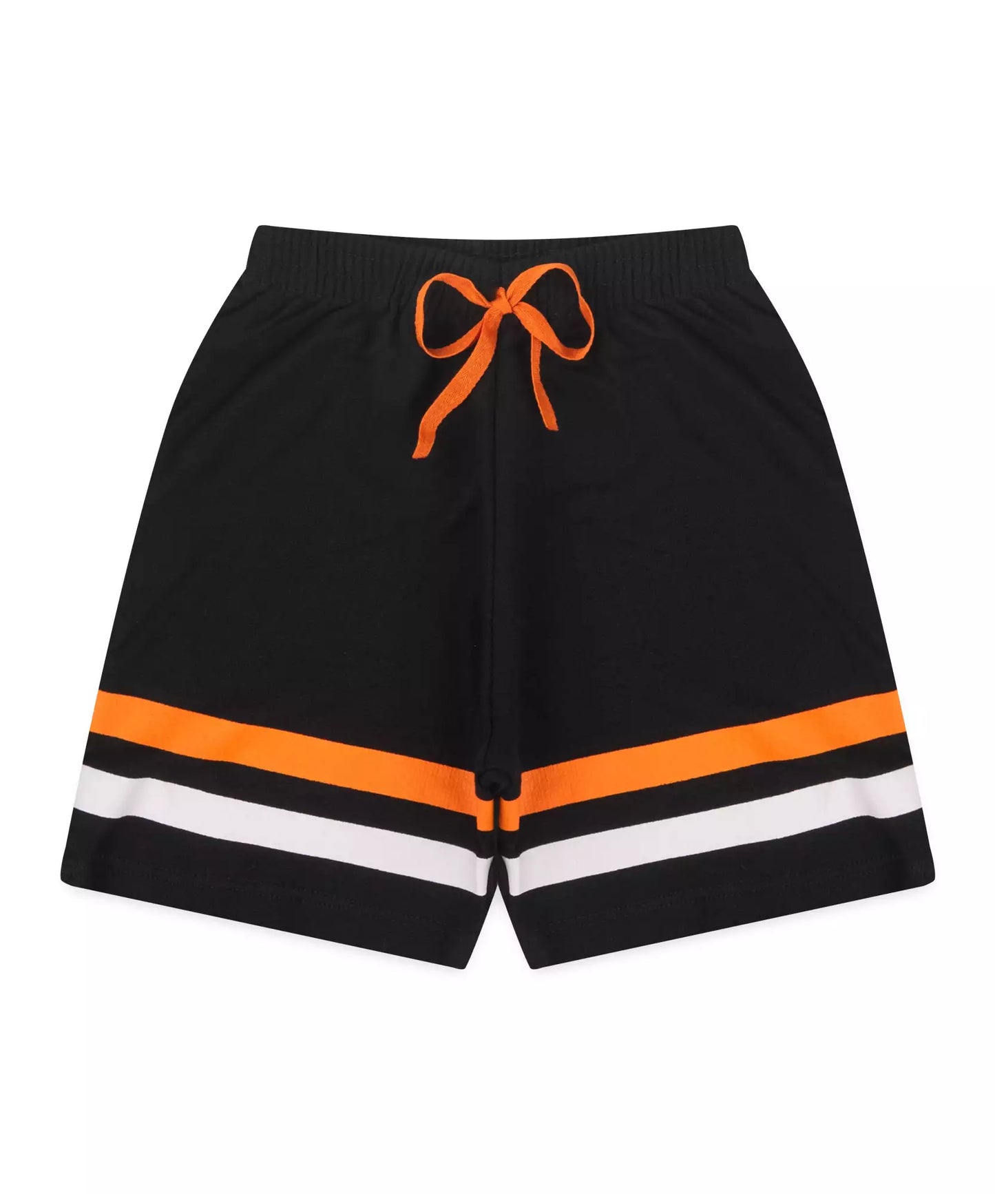 Conjunto de Verão Infantil Masculino Basquetebol Preto