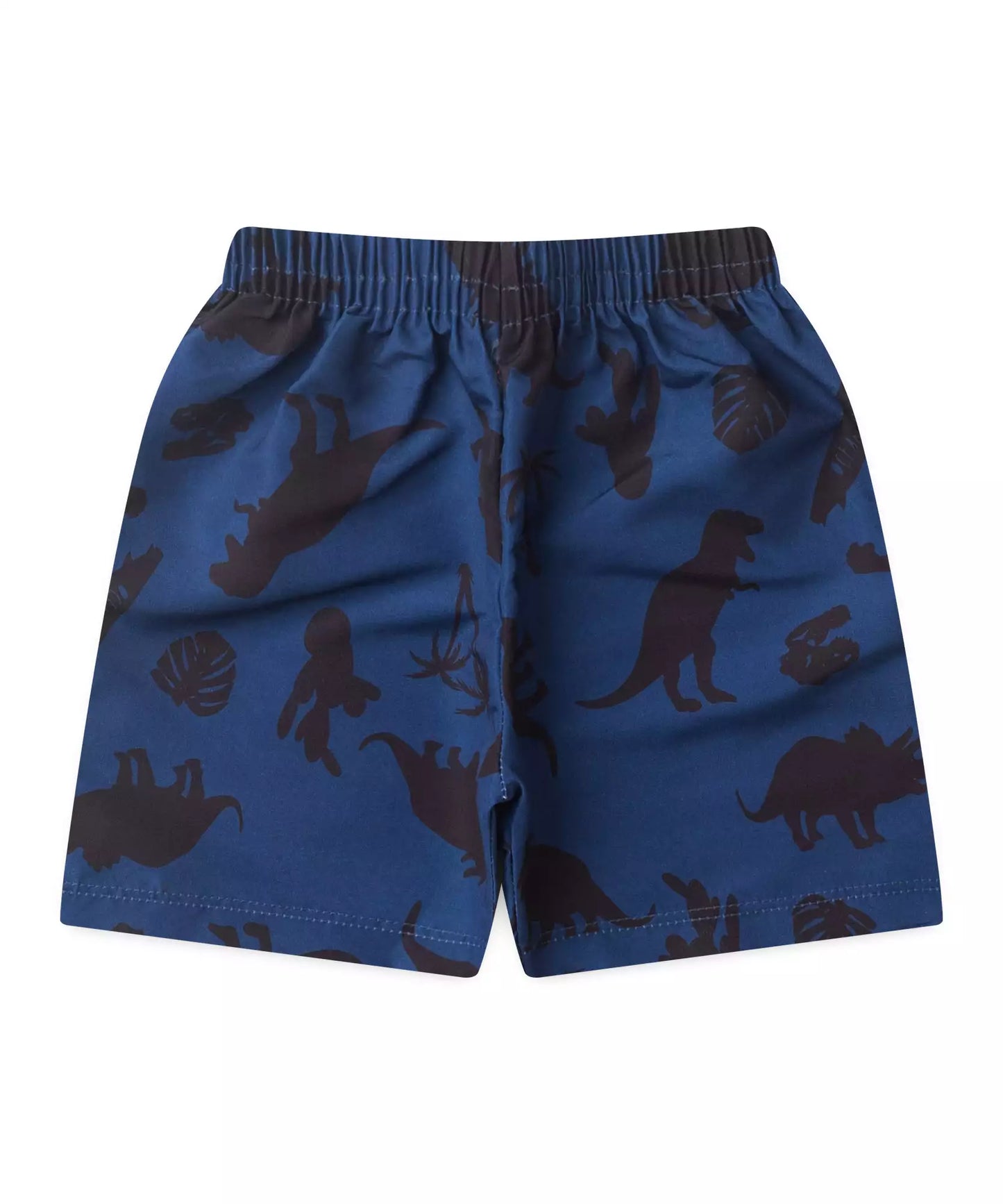 Conjunto de Verão Menino Surfer Dino Vermelho