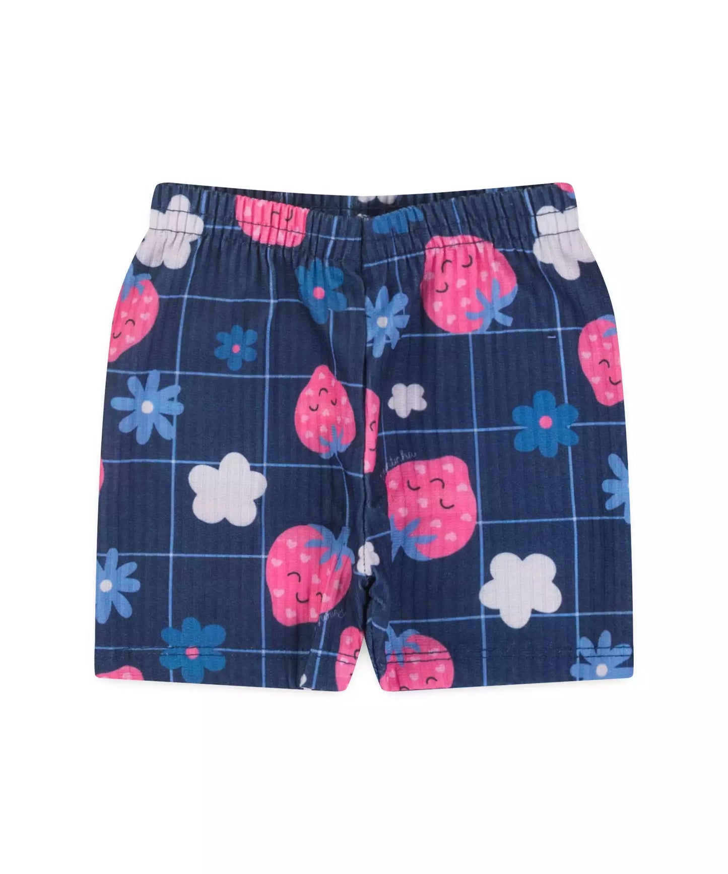 Conjunto de Verão para Bebê Menina Gato cor Rosa