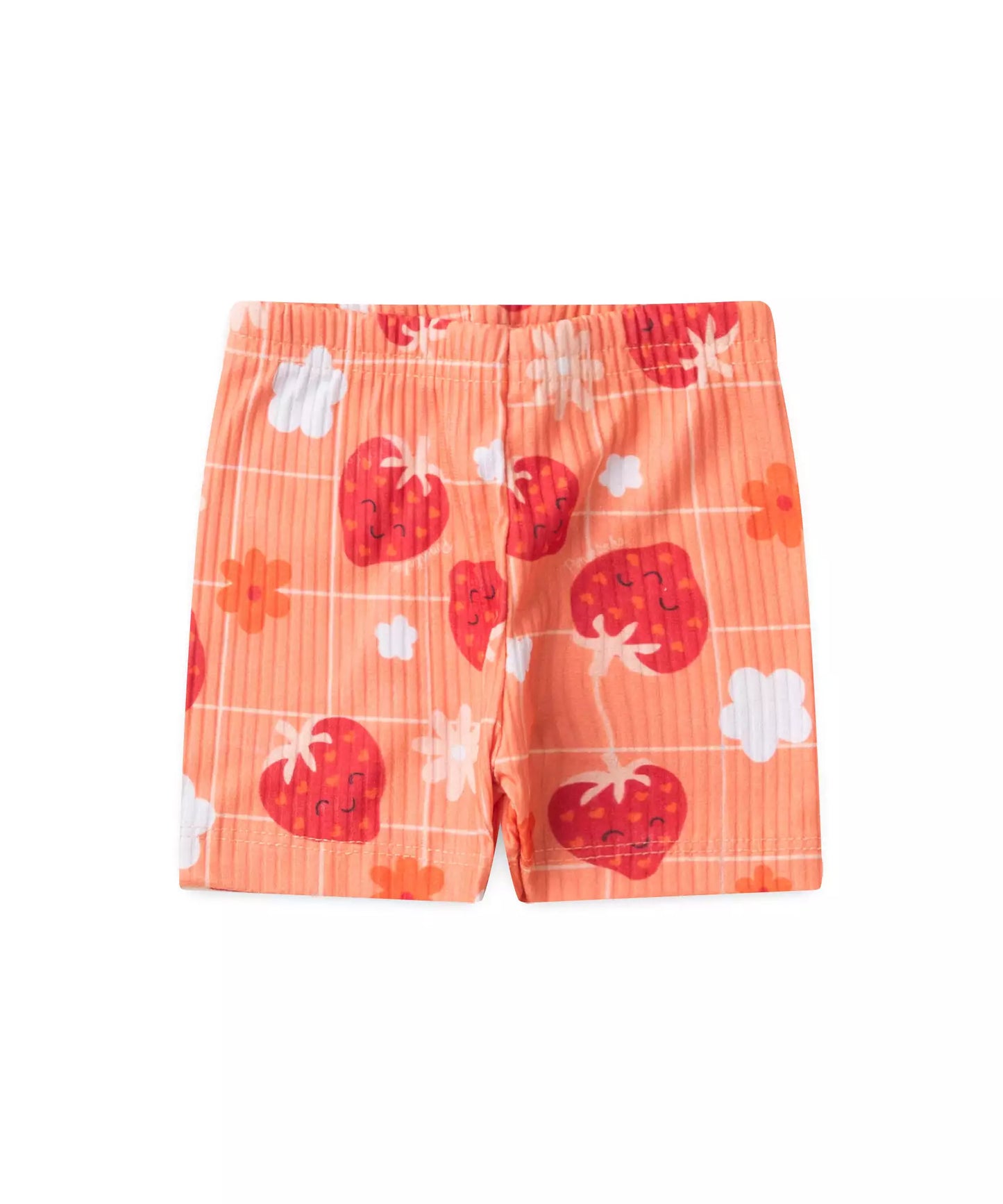 Conjunto de Verão para Bebê Menina Gato Vermelho