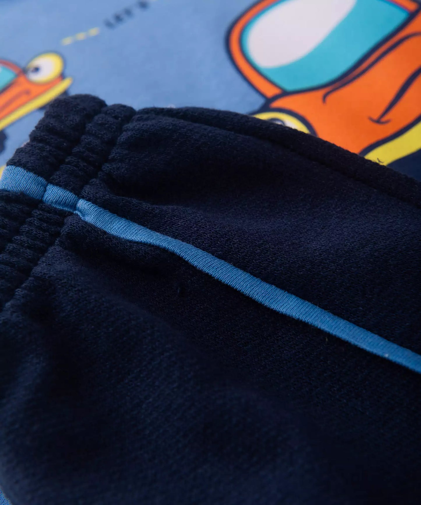 Conjunto de Verão para Bebê Menino Carrinho Azul