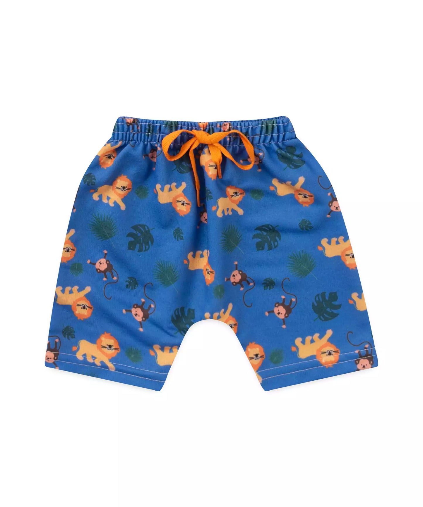 Conjunto de Verão para Bebê Menino Safari no Branco