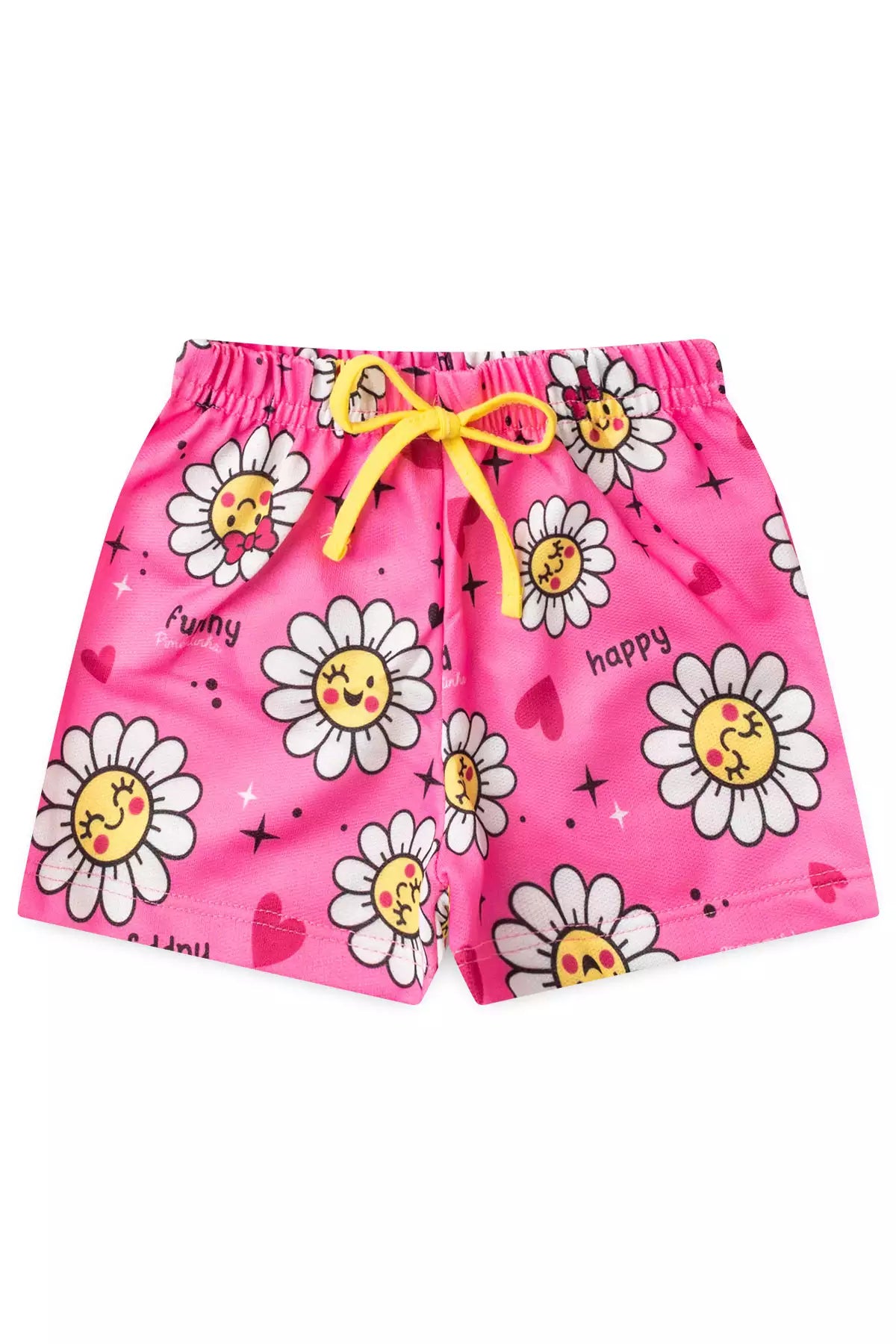 Conjunto de Verão para Menina Cupcake Amarelo