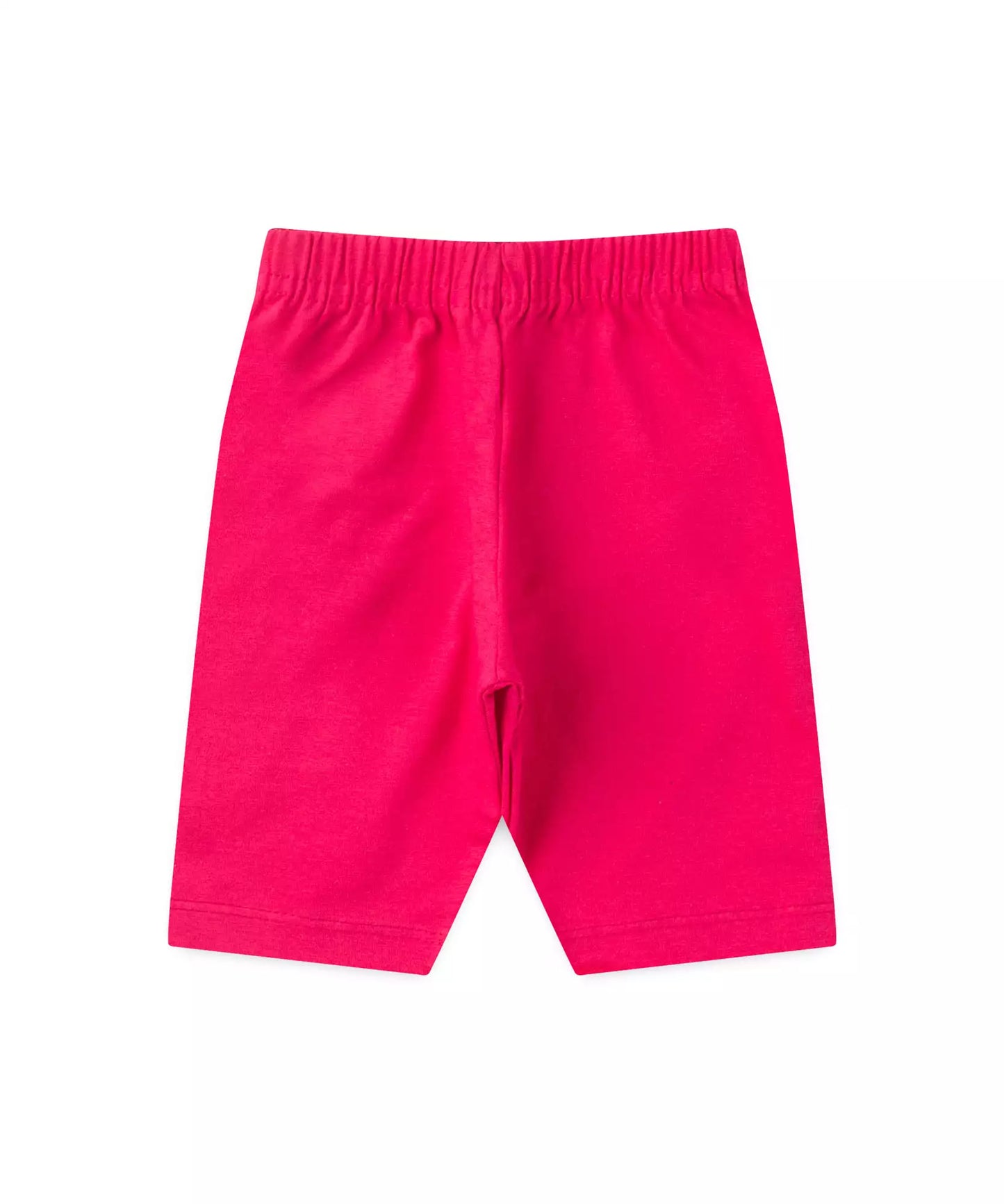 Conjunto de Verão para Menina Estampado com Glitter Rosa