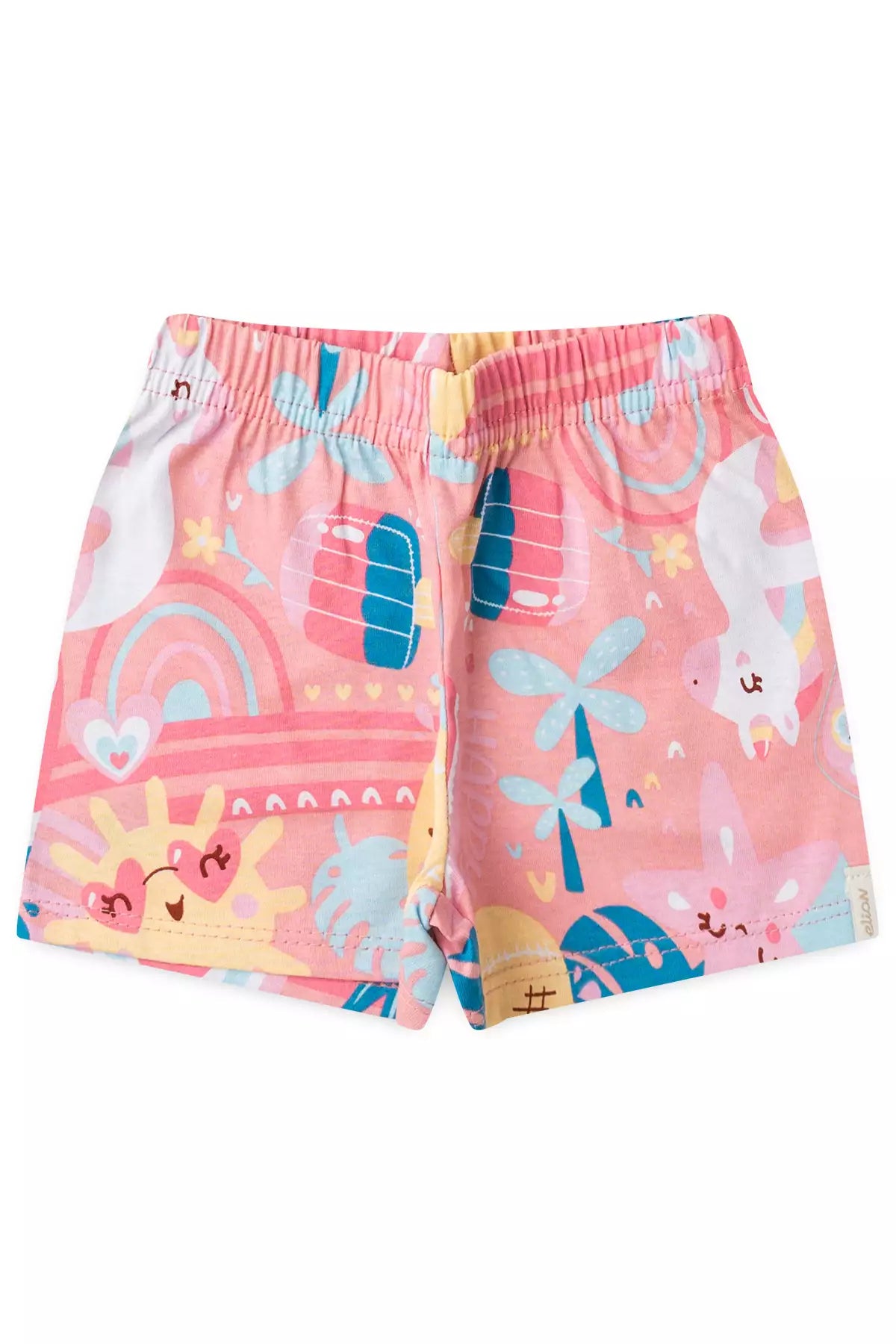 Conjunto de Verão para Menina Sunny Fun Salmão