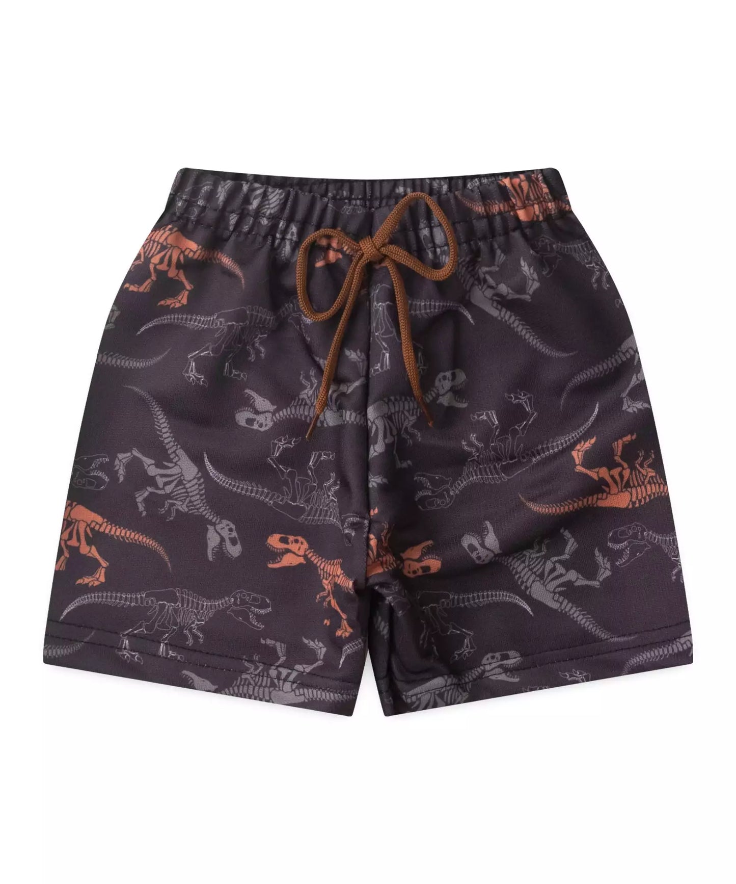 Conjunto de Verão para Menino no Dino em Marrom