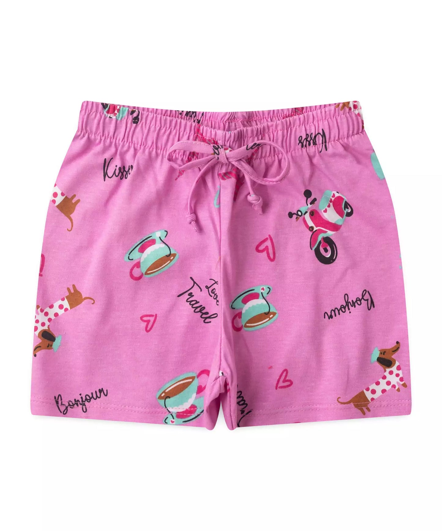 Conjunto de Verão para Menina Paris Branco