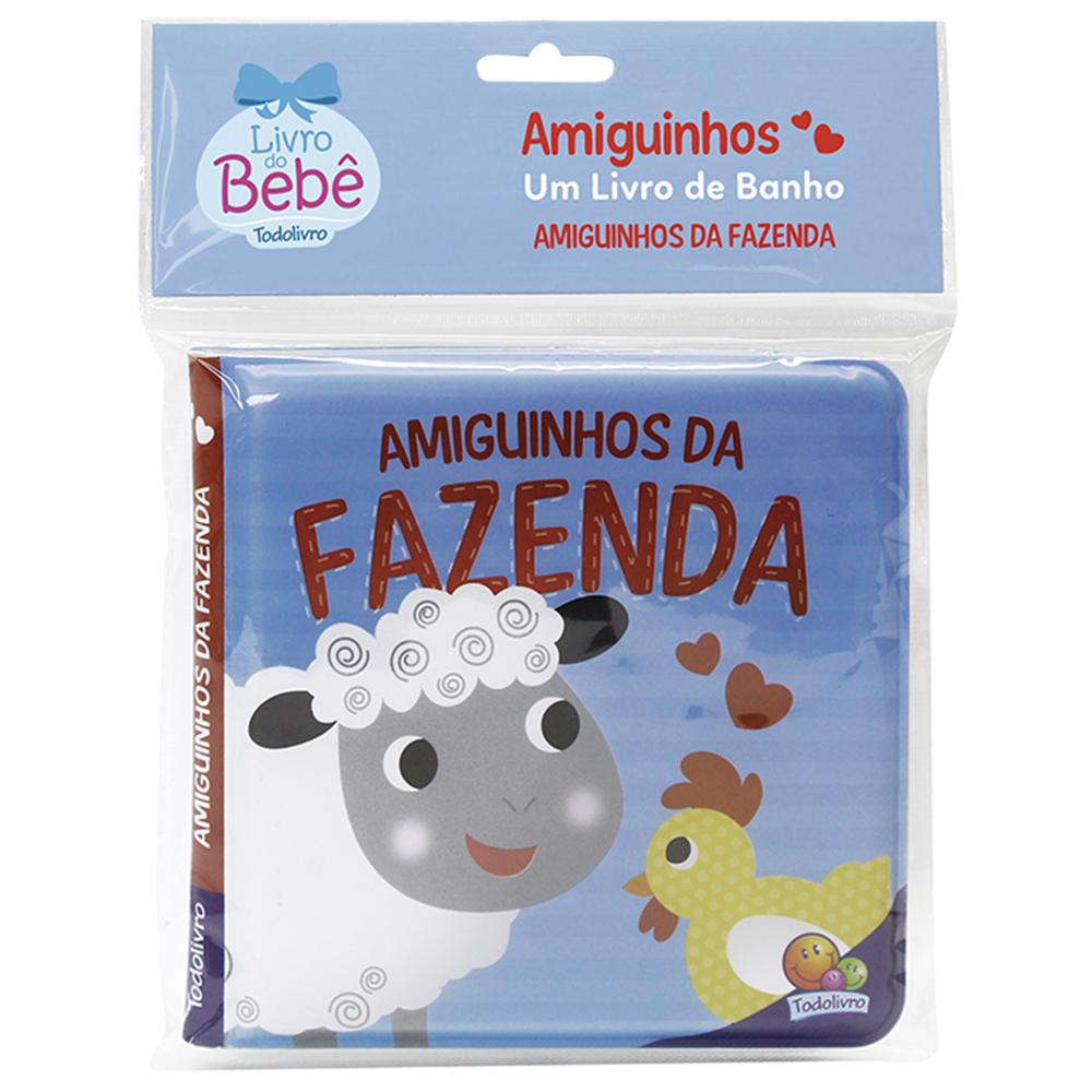 Livro de Banho Amiguinhos da Fazenda