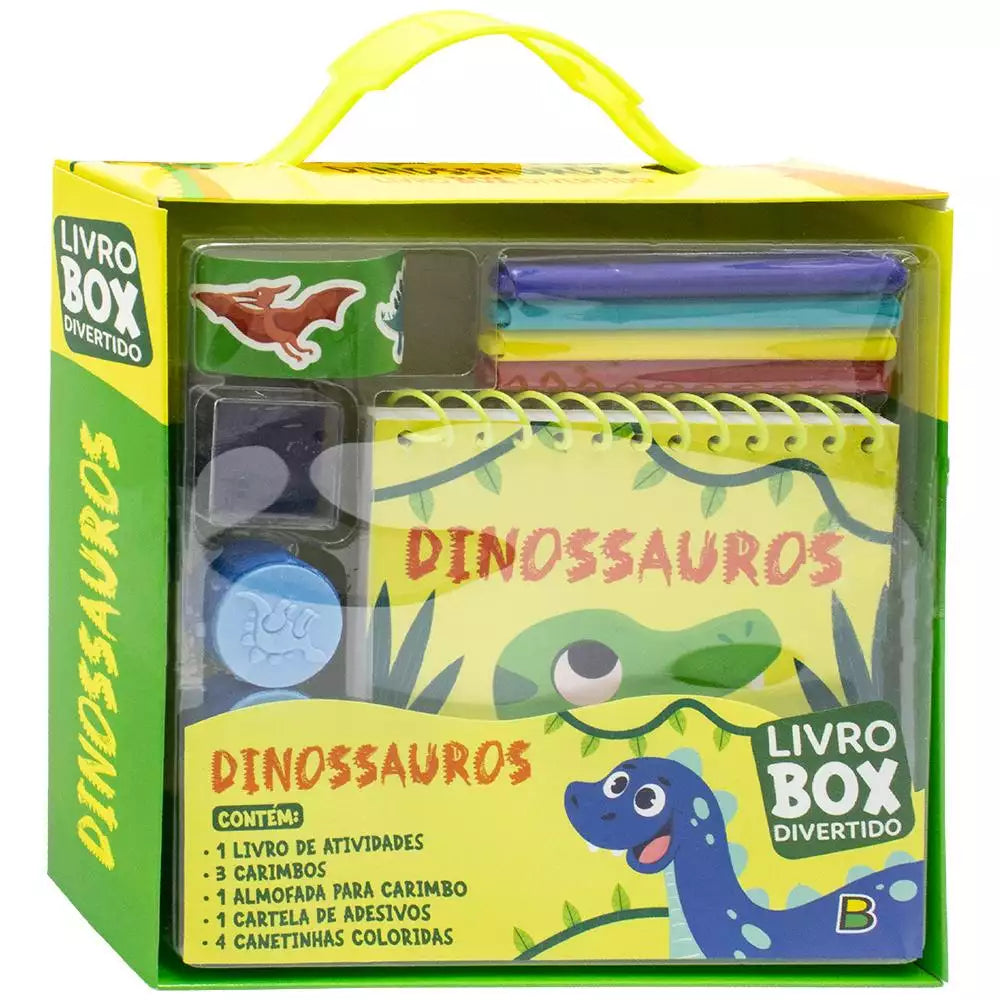 Livro Infantil Box Divertido: Dinossauro