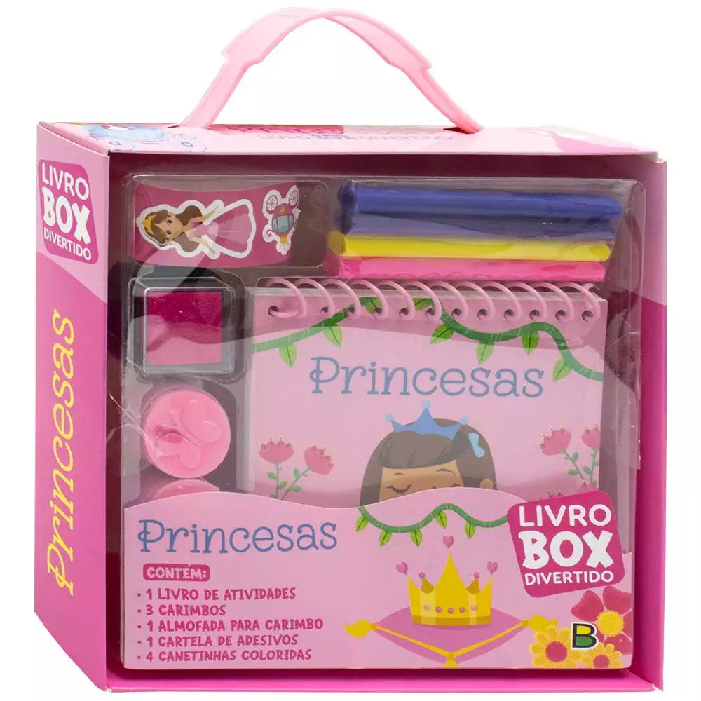 Livro Infantil Box Divertido: Princesas