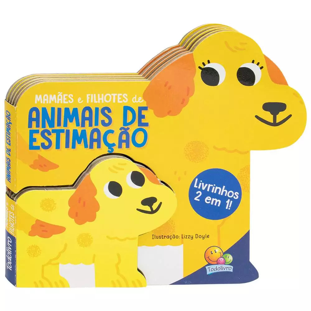 Livro Infantil Mamães e Filhotes: Animais de Estimação