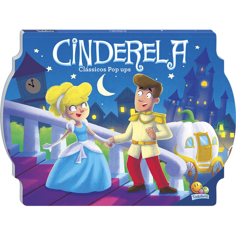 Livro Infantil Cinderela com Pop-Ups