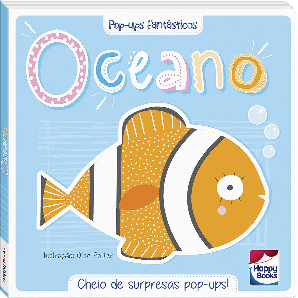 Livro Infantil Pop-Ups Fantásticos: Oceano