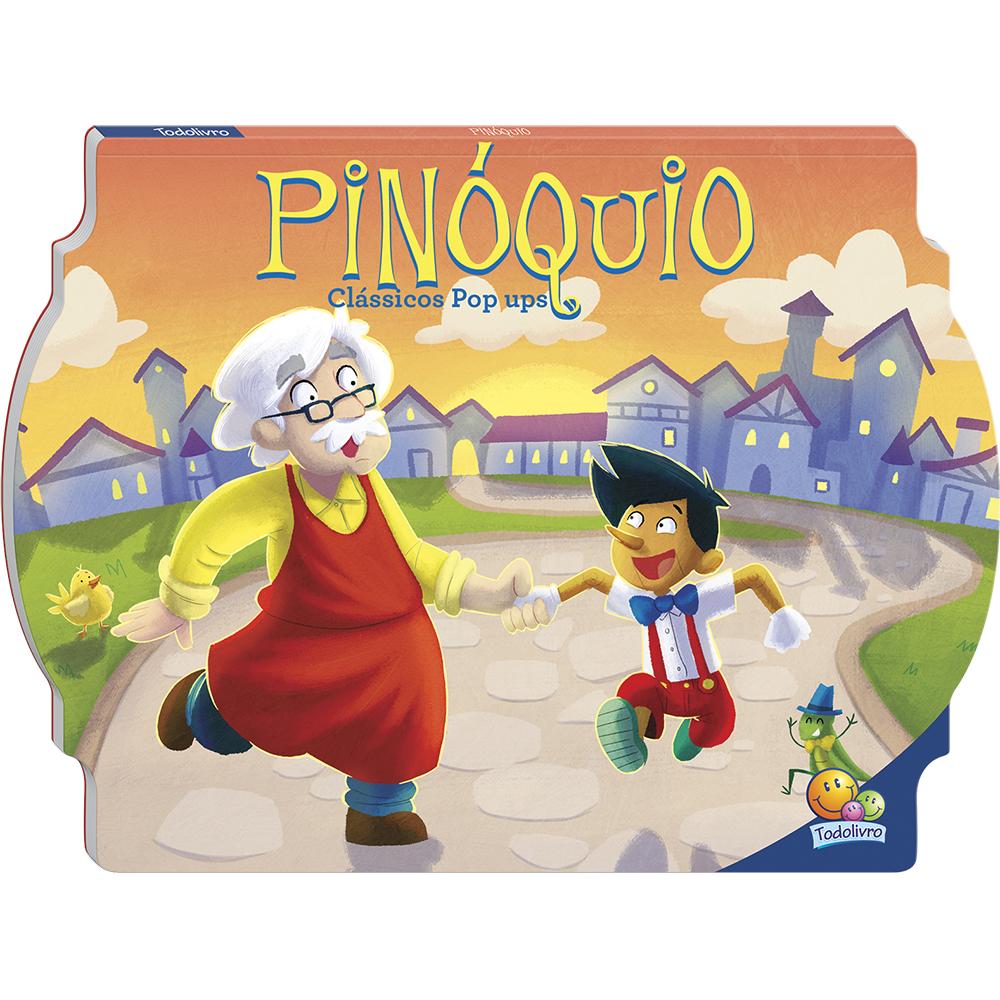 Livro Infantil Pinóquio com Pop-Ups