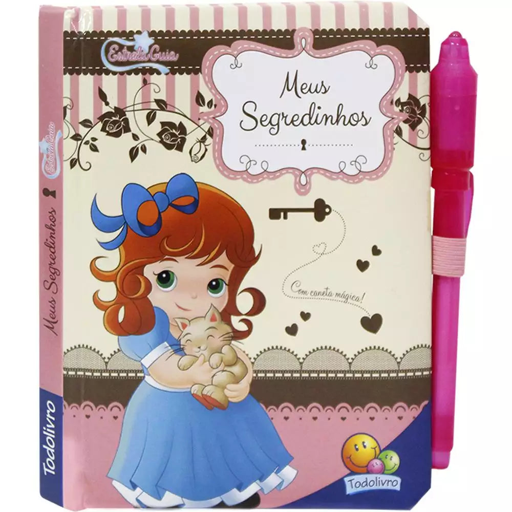 Meu Primeiro Diário para Meninas com Caneta Mágica