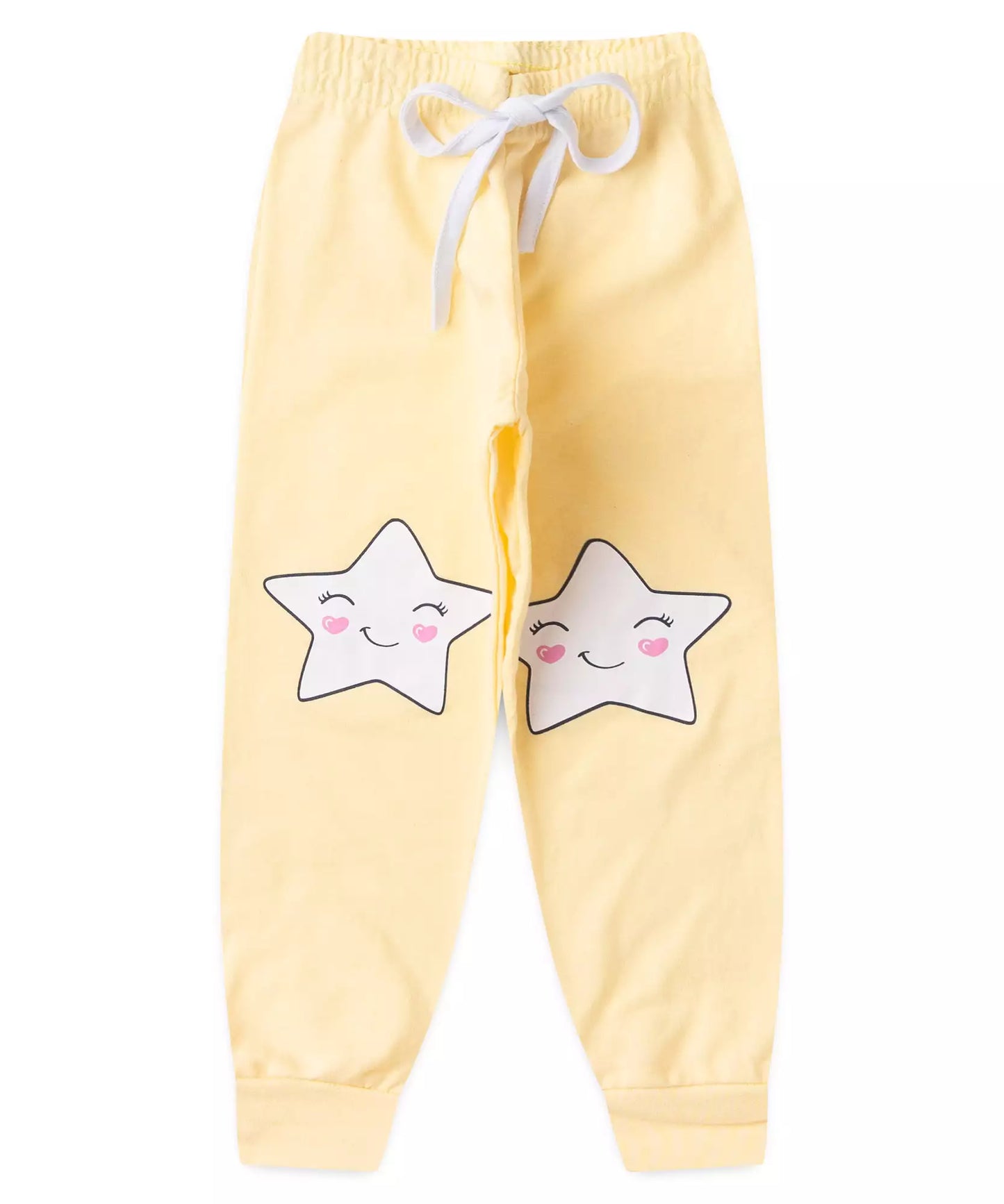 Pijama de Inverno para Menina Unicórnio Amarelo
