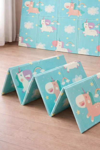 Tapete Tatame Infantil Dobrável Dupla Face Uni 200x150