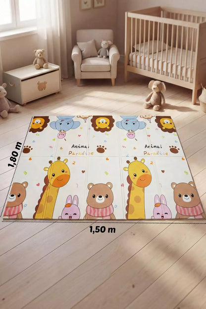 Tapete Tatame Infantil Dobrável Dupla Face Uni 180x150