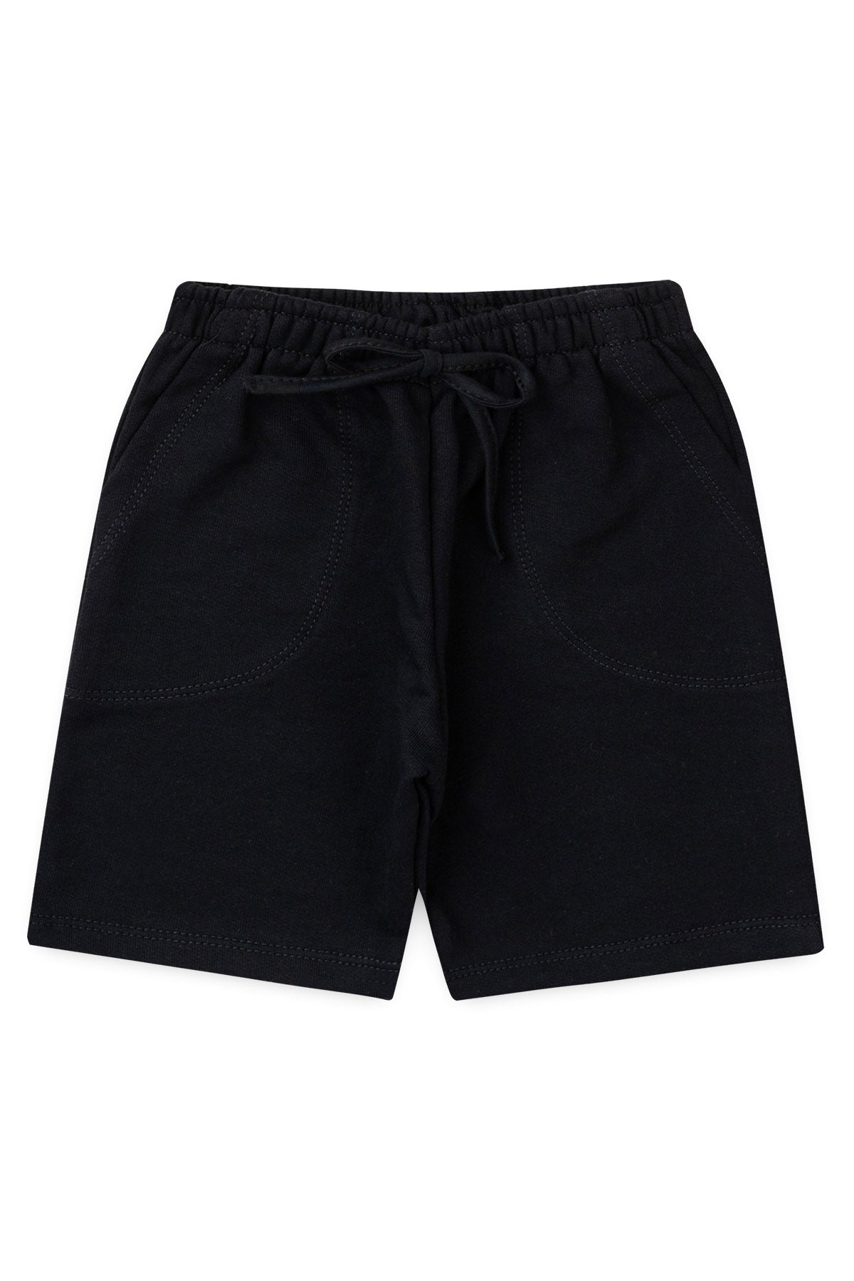 Bermuda Básica Infantil para Menino Preto
