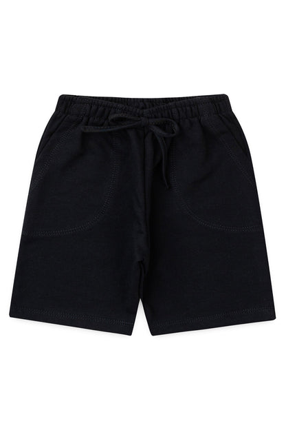 Bermuda Básica Infantil para Menino Preto