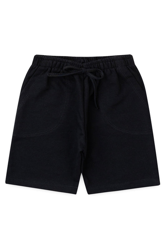 Bermuda Básica Infantil para Menino Preto