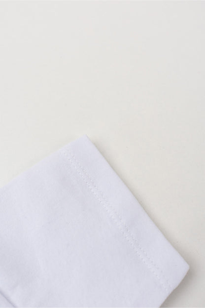 Camiseta Básica Infantil para Menino Branco