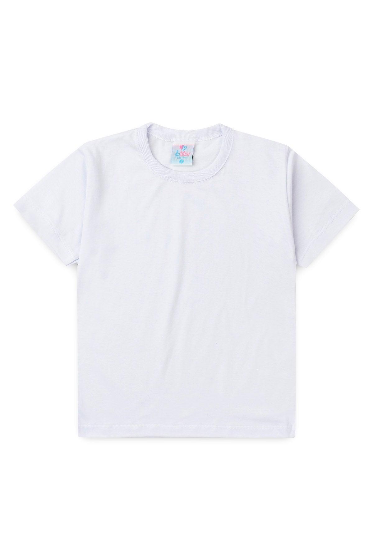 Camiseta Básica Infantil para Menino Branco
