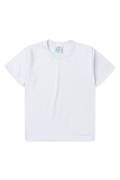 Camiseta Básica Infantil para Menino Branco