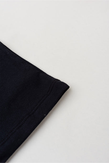 Camiseta Básica Infantil para Menino Preto