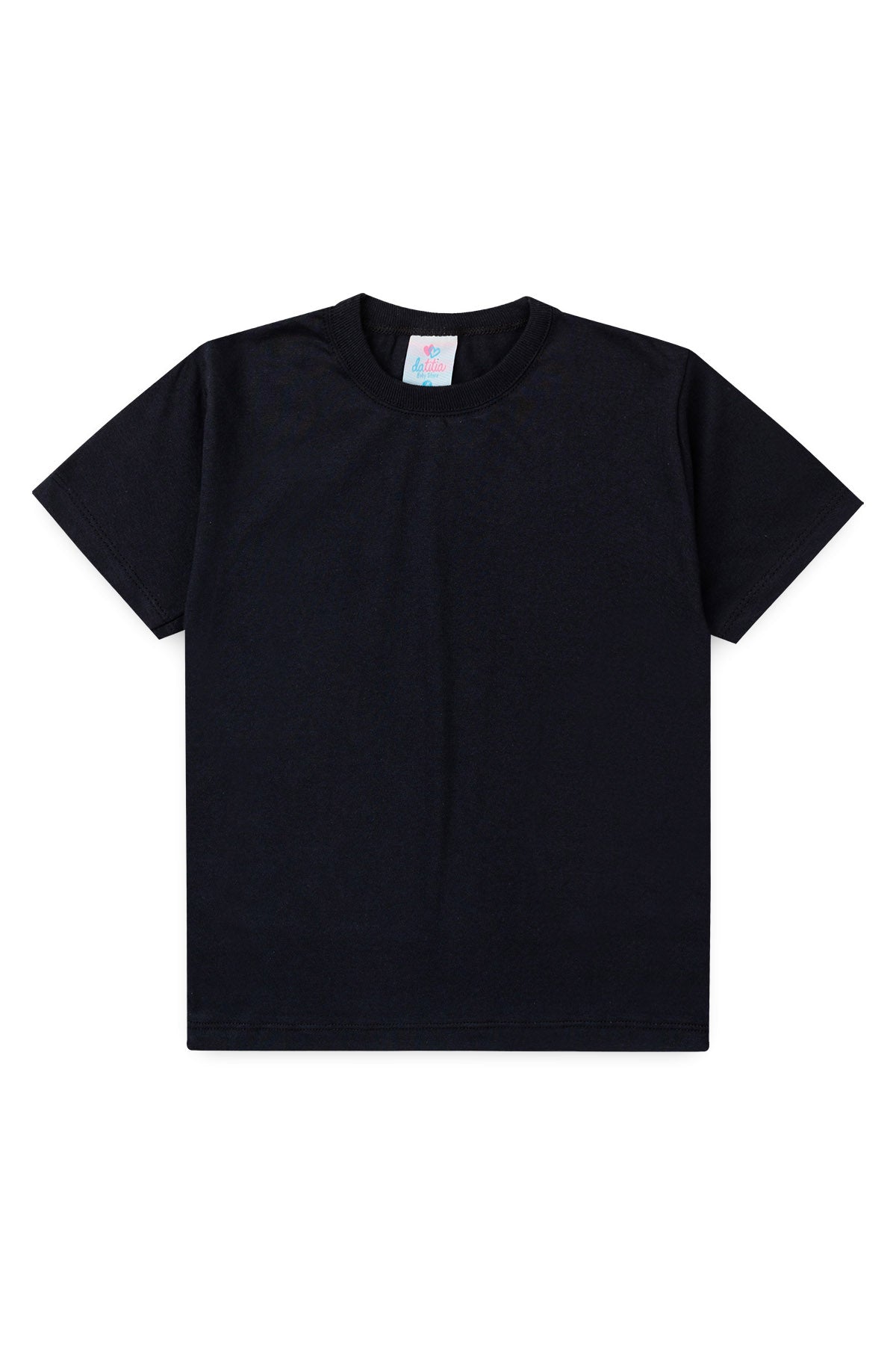 Camiseta Básica Infantil para Menino Preto