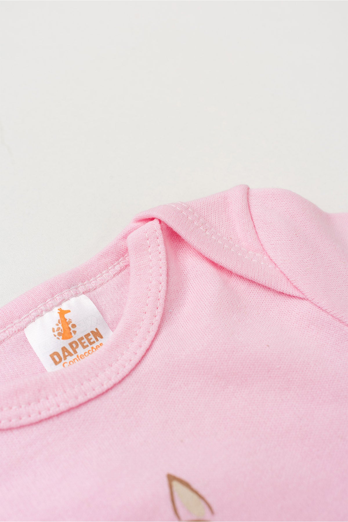 Conjunto Body para Bebê Menina Amor de Mamãe Rosa