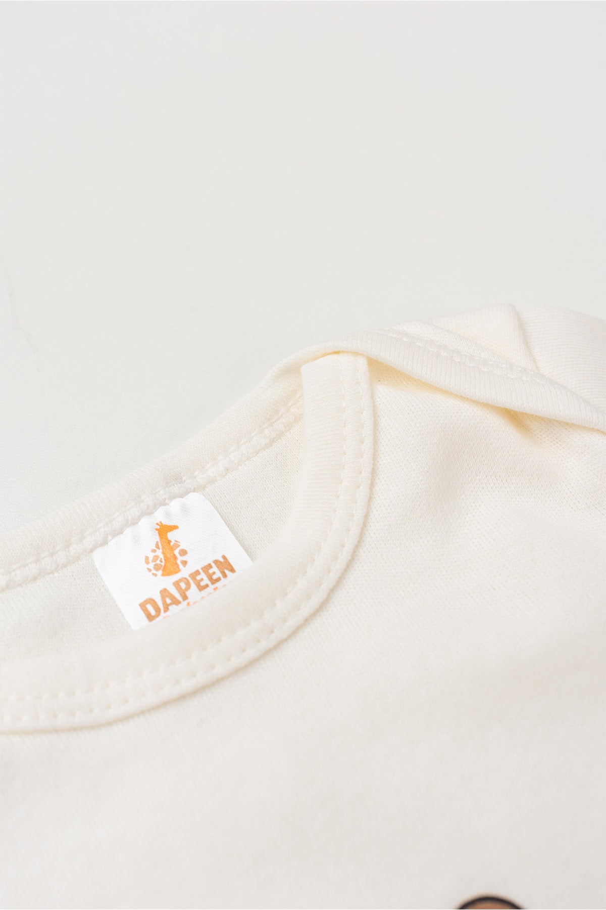 Conjunto Body para Bebê Menino Doce Ursinho Marfim