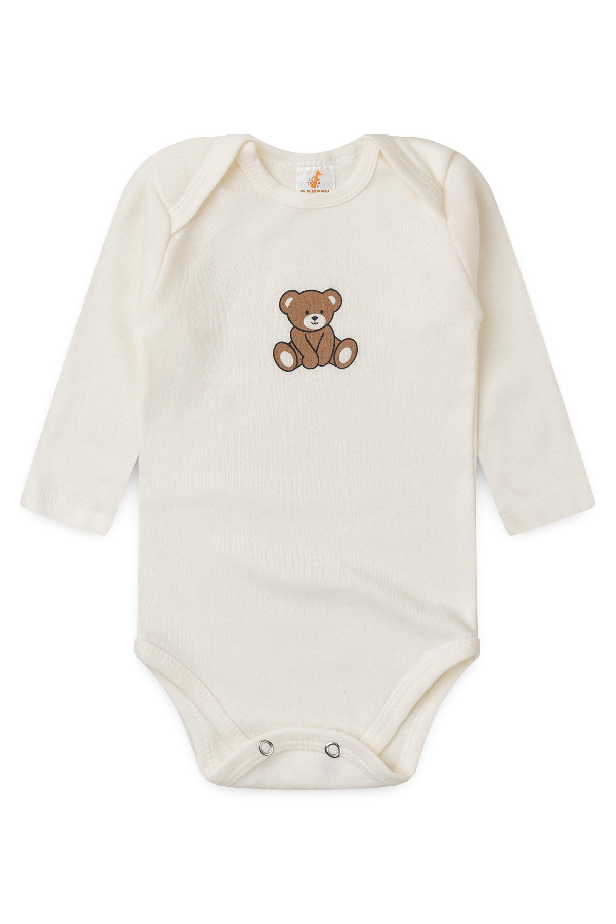 Conjunto Body para Bebê Menino Doce Ursinho Marfim