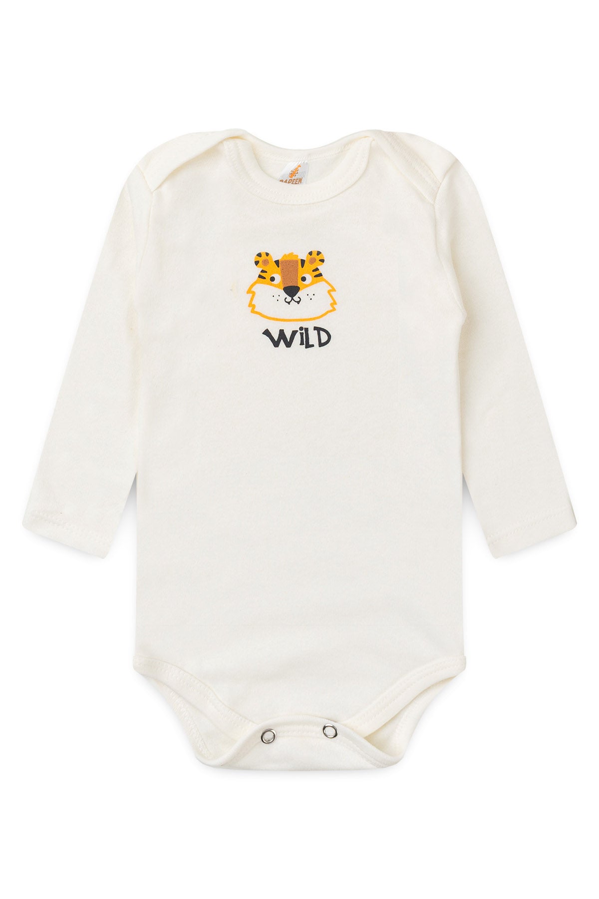 Conjunto Body para Bebê Menino Pequeno Aventureiro Marfim