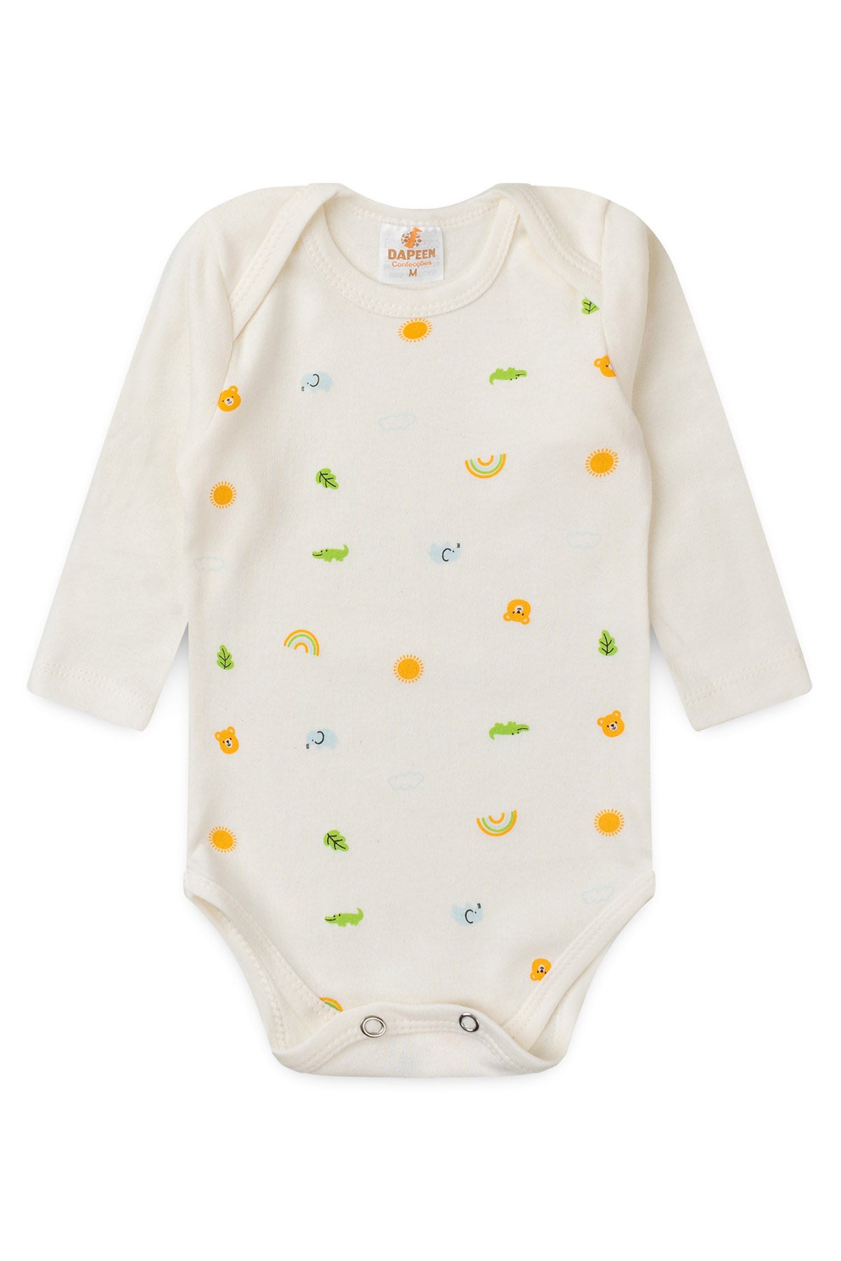 Conjunto Body para Bebê Menino Pequeno Explorador Marfim
