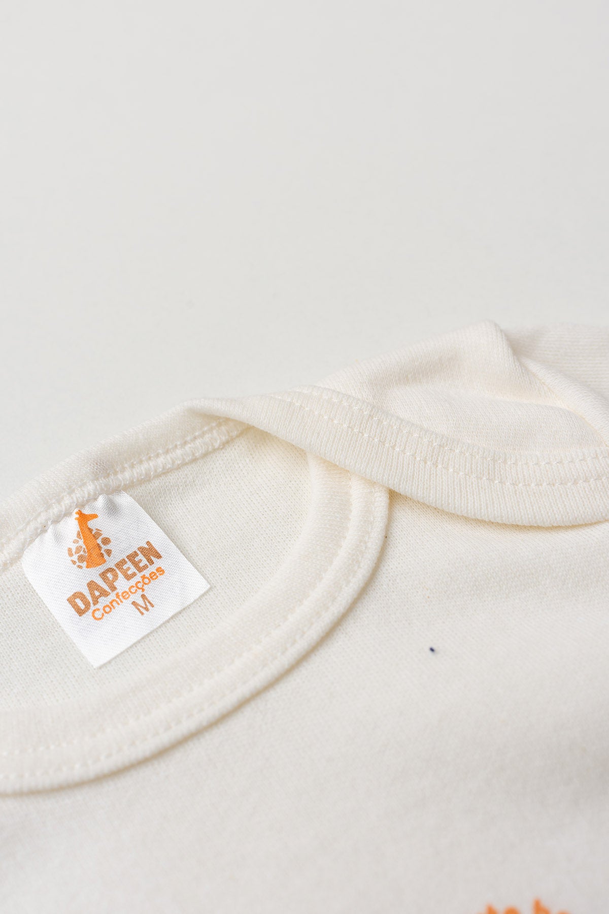Conjunto Body para Bebê Menino Ursinho Caramelo Marfim