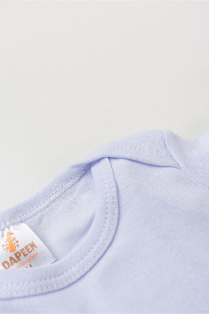 Conjunto Body para Bebê Oi Mundo Branco