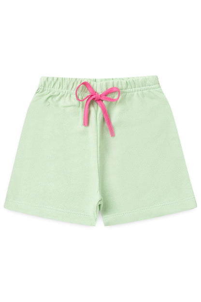 Conjunto de Verão para Menina Arco-Íris Encantado Branca