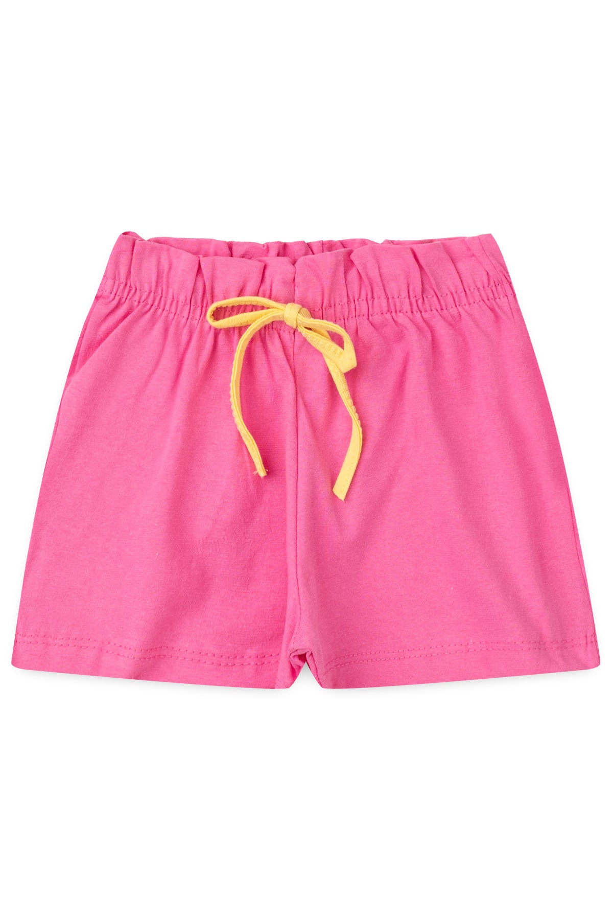 Conjunto de Verão para Menina Arco-Íris da Tartaruguinha Amarelo